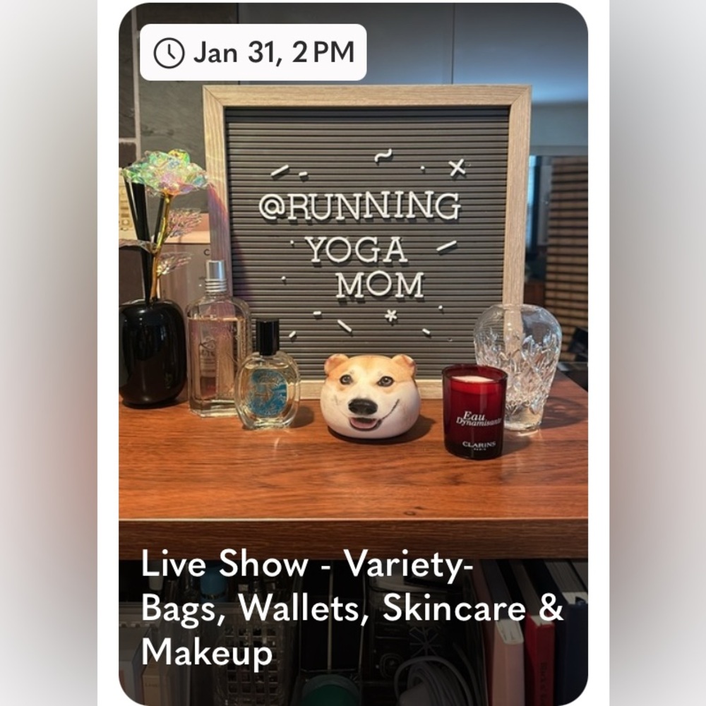 Live show today!! Come join me for a chat, shop and hang. Let’s have fun 🎉🎉🎉
